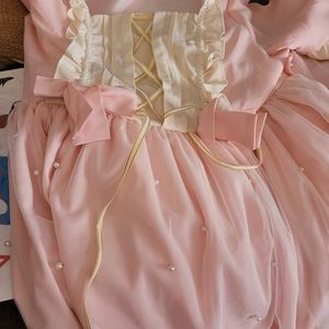 Blush pink dress or costume women small nwot